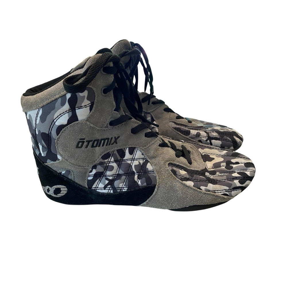 Otomix Stingray Escape M3000 Grey Camo Bodybuilding Weightlifting Shoes Mens 11
